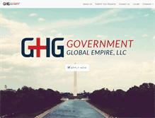 Tablet Screenshot of globalempirellc.com